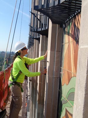 Inspecting  Terra Cotta